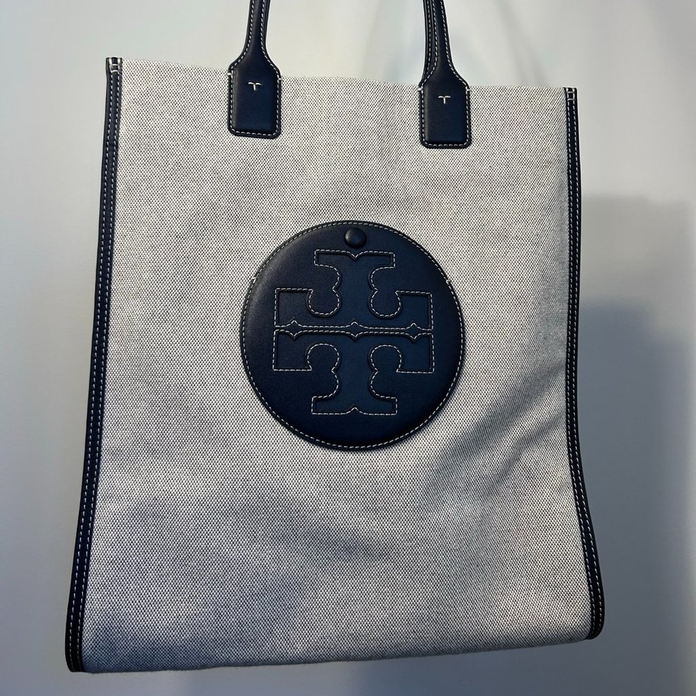 Tory Burch | Like New Ella North-south Canvas Tote Bag